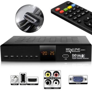 Receptor satélite DVB-S2 HD