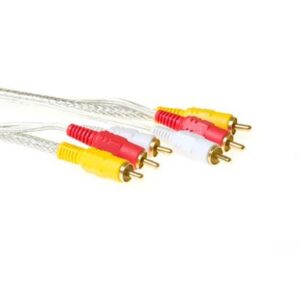 3X RCA macho - 3X RCA macho