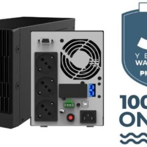 PH-9210 SAI PHASAK 1000VA Smart Pro On-Line Senoidal Pura Doble Conversión APFC SNMP